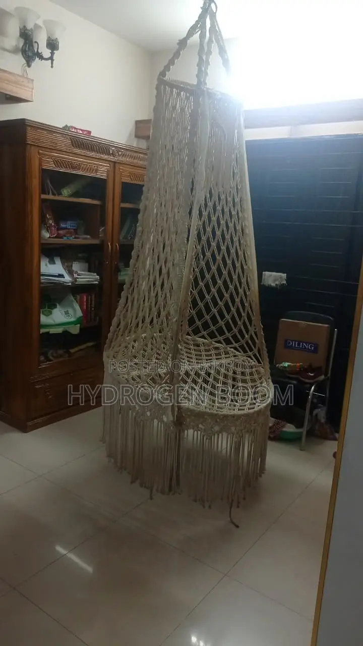 Used Macrame Hanging Swing Chair