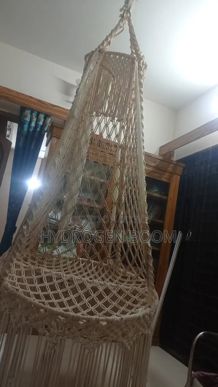 Used Macrame Hanging Swing Chair