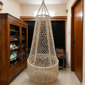 Used Macrame Hanging Swing Chair