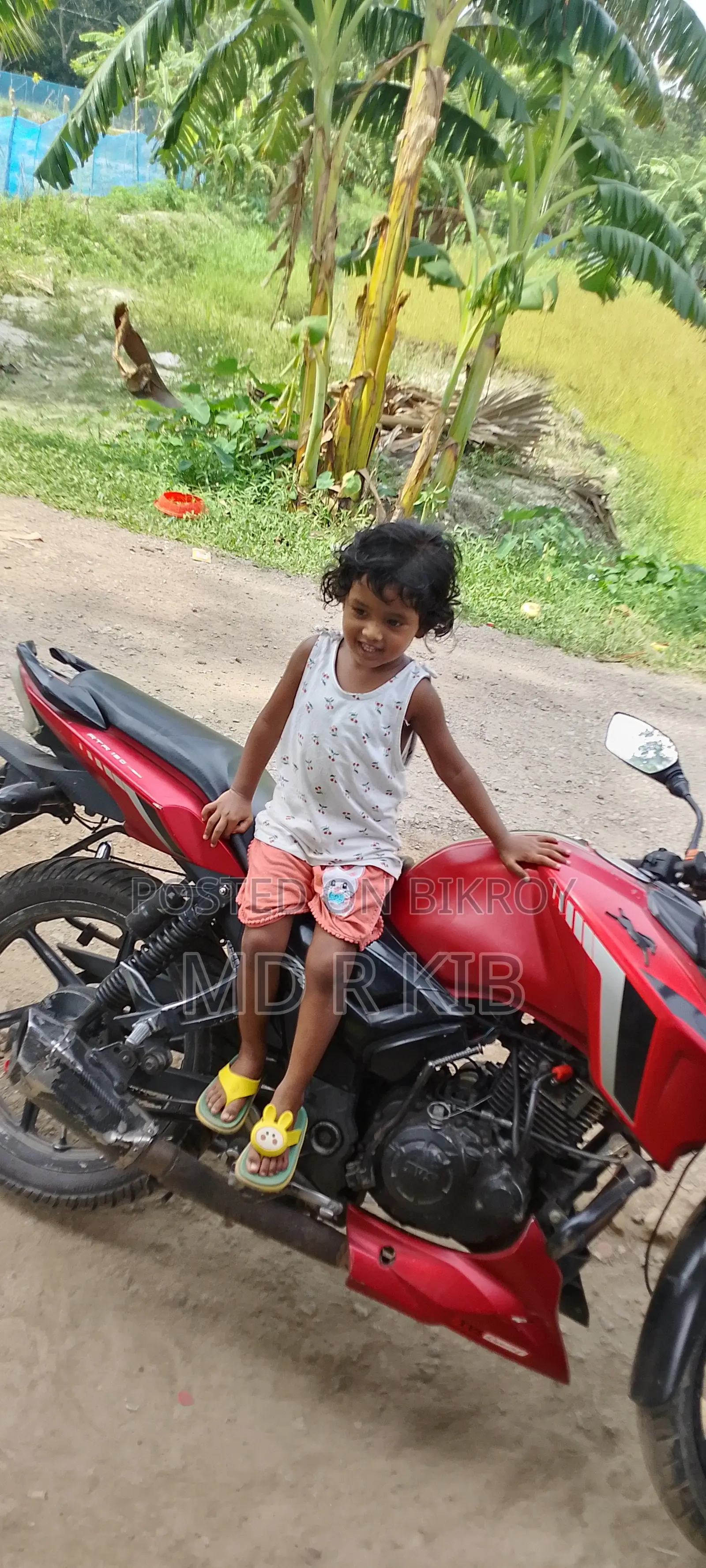 টিভিএস আপাচি আরটিআর ১৬০ ২ভি ২০১৫ লাল