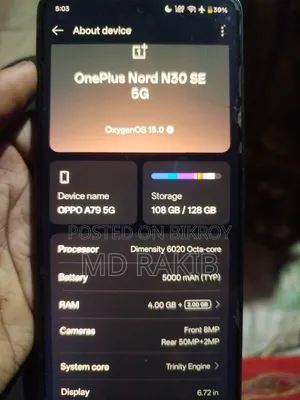 OnePlus Nord N30 SE 128 GB Black