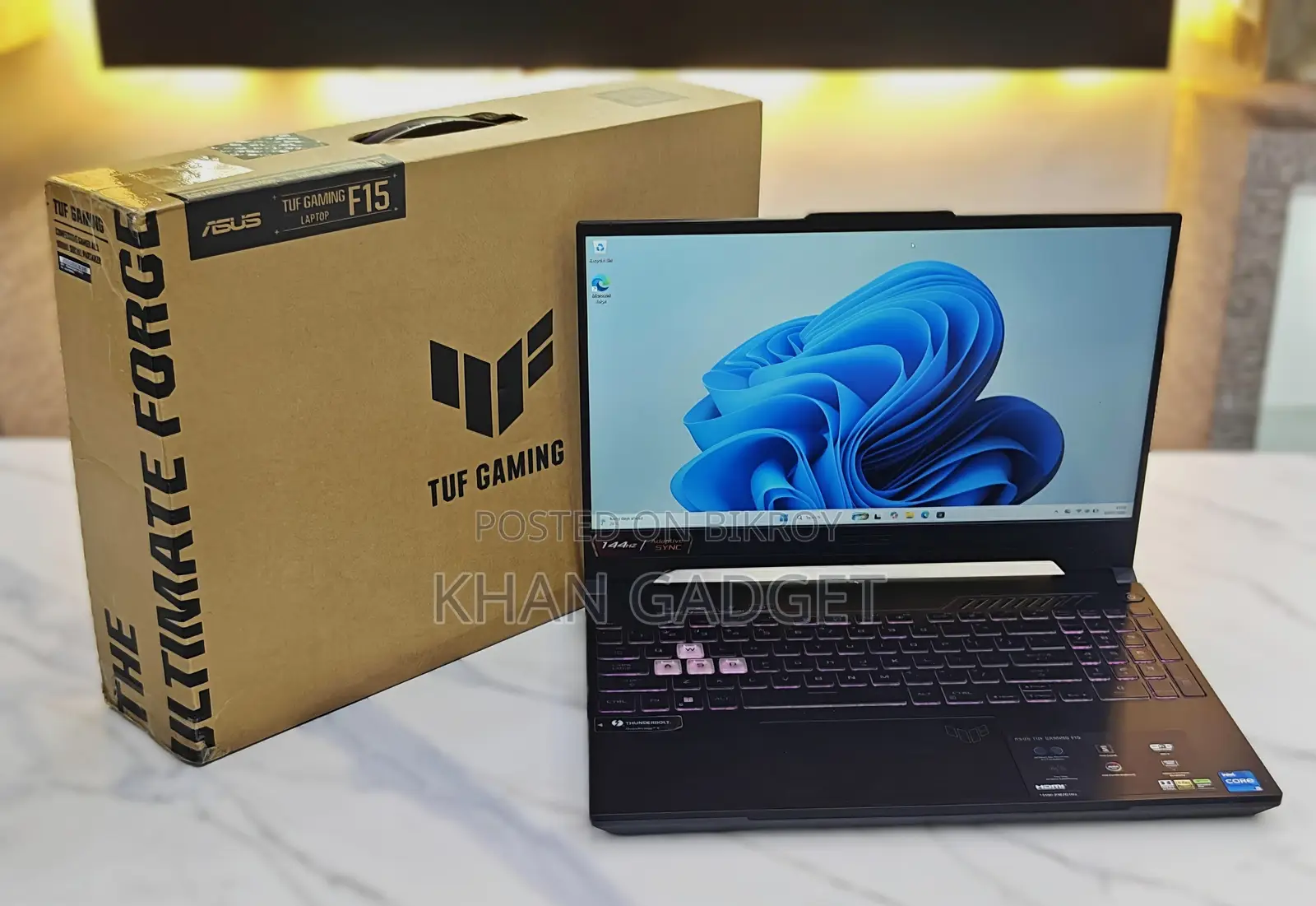 ল্যাপটপ ASUS TUF Gaming F15 8GB Intel Core I5 SSD 512GB