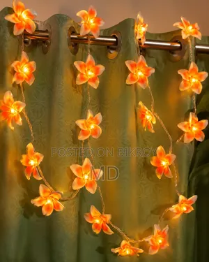 80 LED Flower String Light | 25 Feet | 3 Lighting Modes | Home Decor