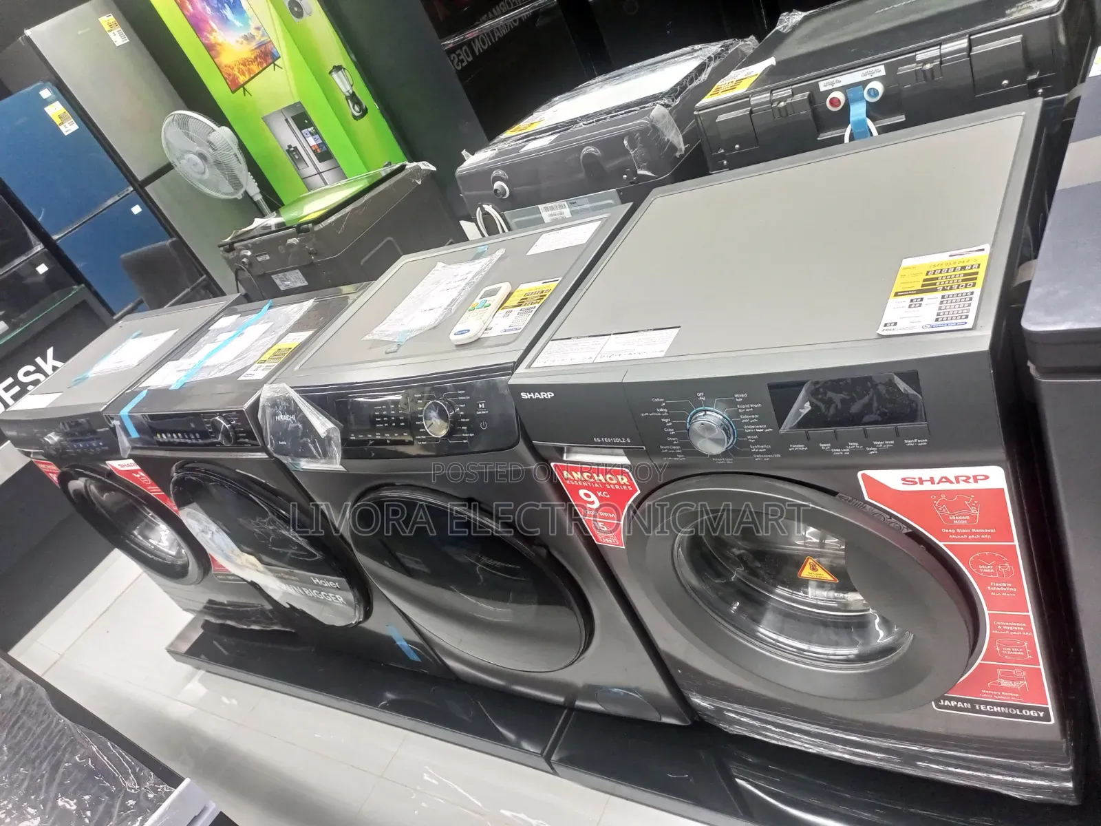 Haier Front Loading Washing Machine 9 Kg