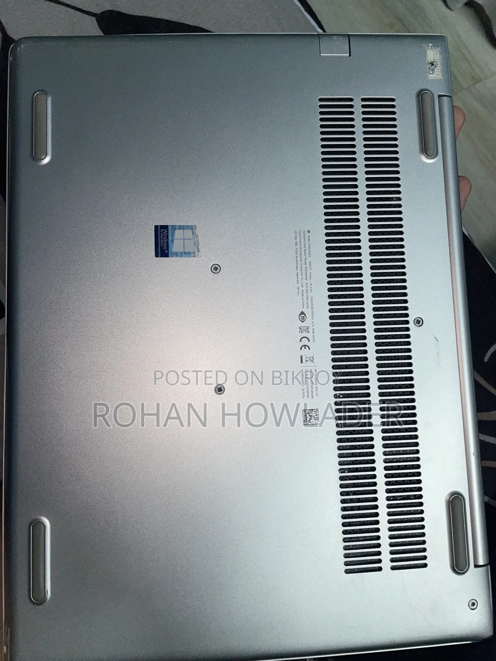 HP ProBook 430 G7 Laptop 8GB RAM Intel Core i5 256GB SSD