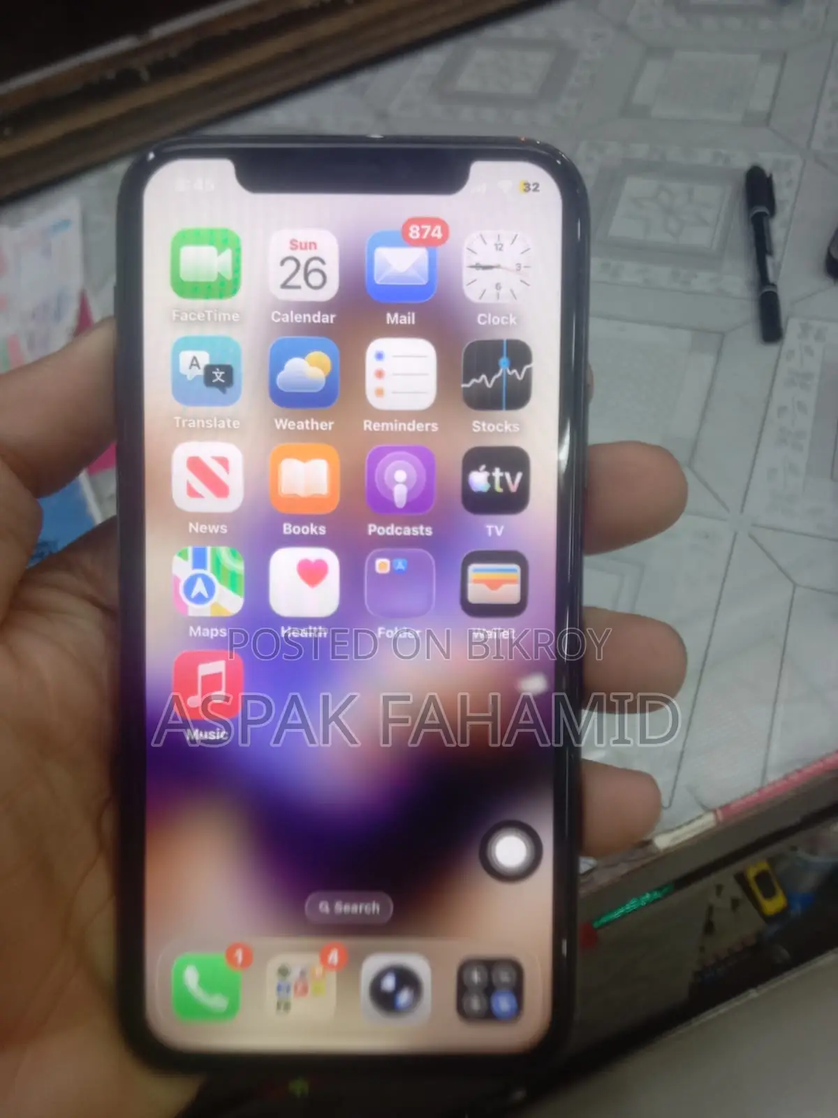 অ্যাপল আইফোন ১১ প্রো ২৫৬ জিবি গ্রে