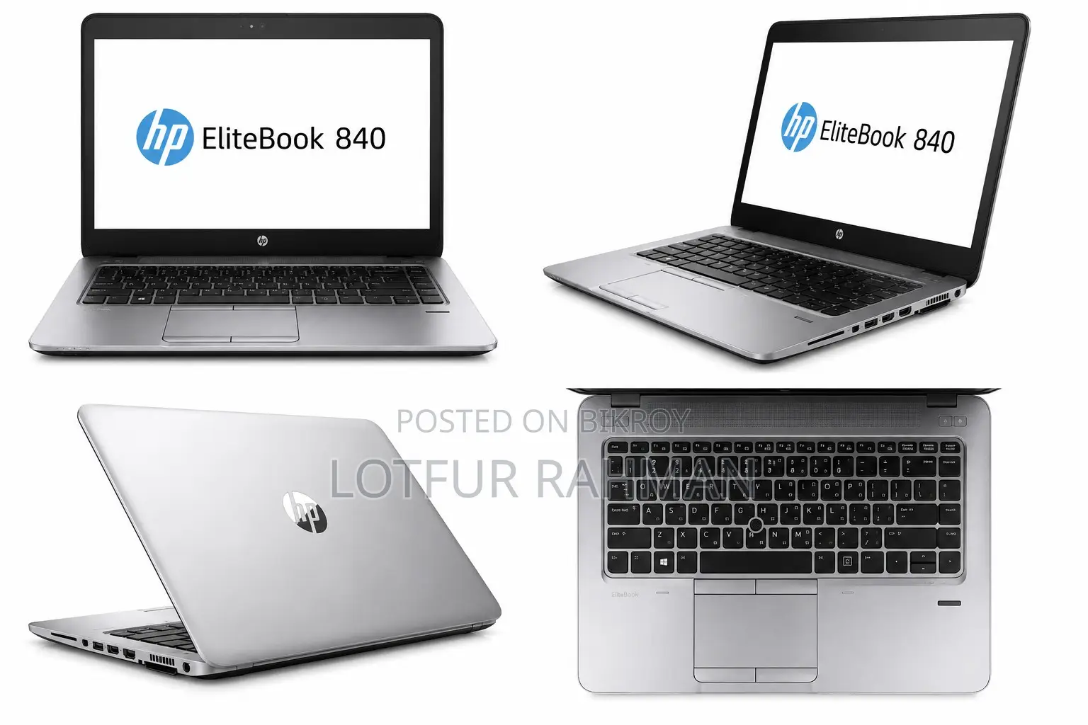Laptop HP EliteBook 840 G3 4GB Intel Core I5 SSD 128GB