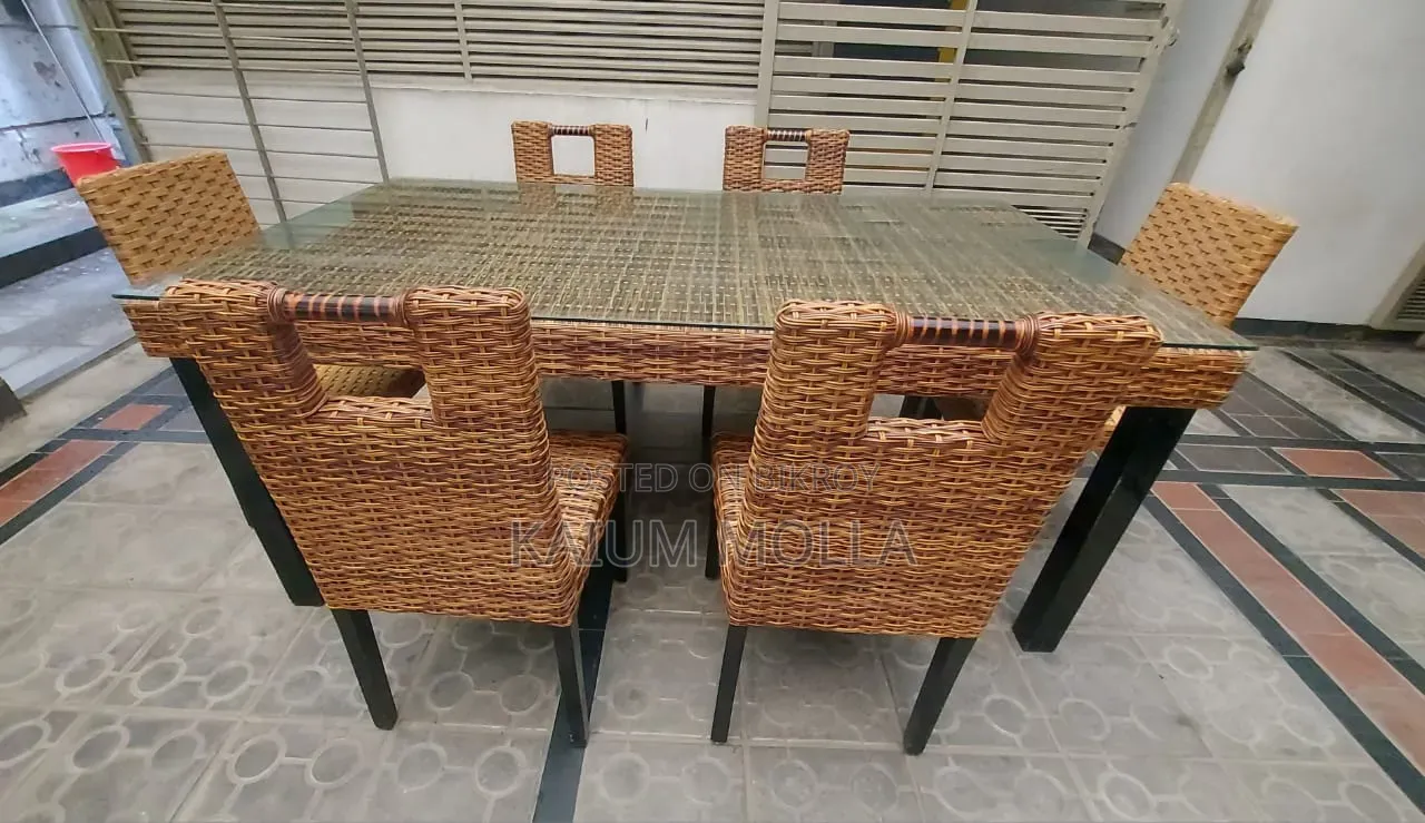 Dinning Table (Cane Dining Table)