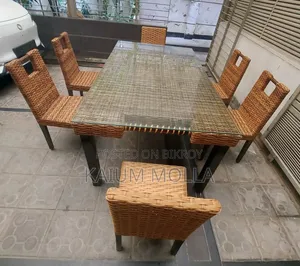 Dinning Table (Cane Dining Table)