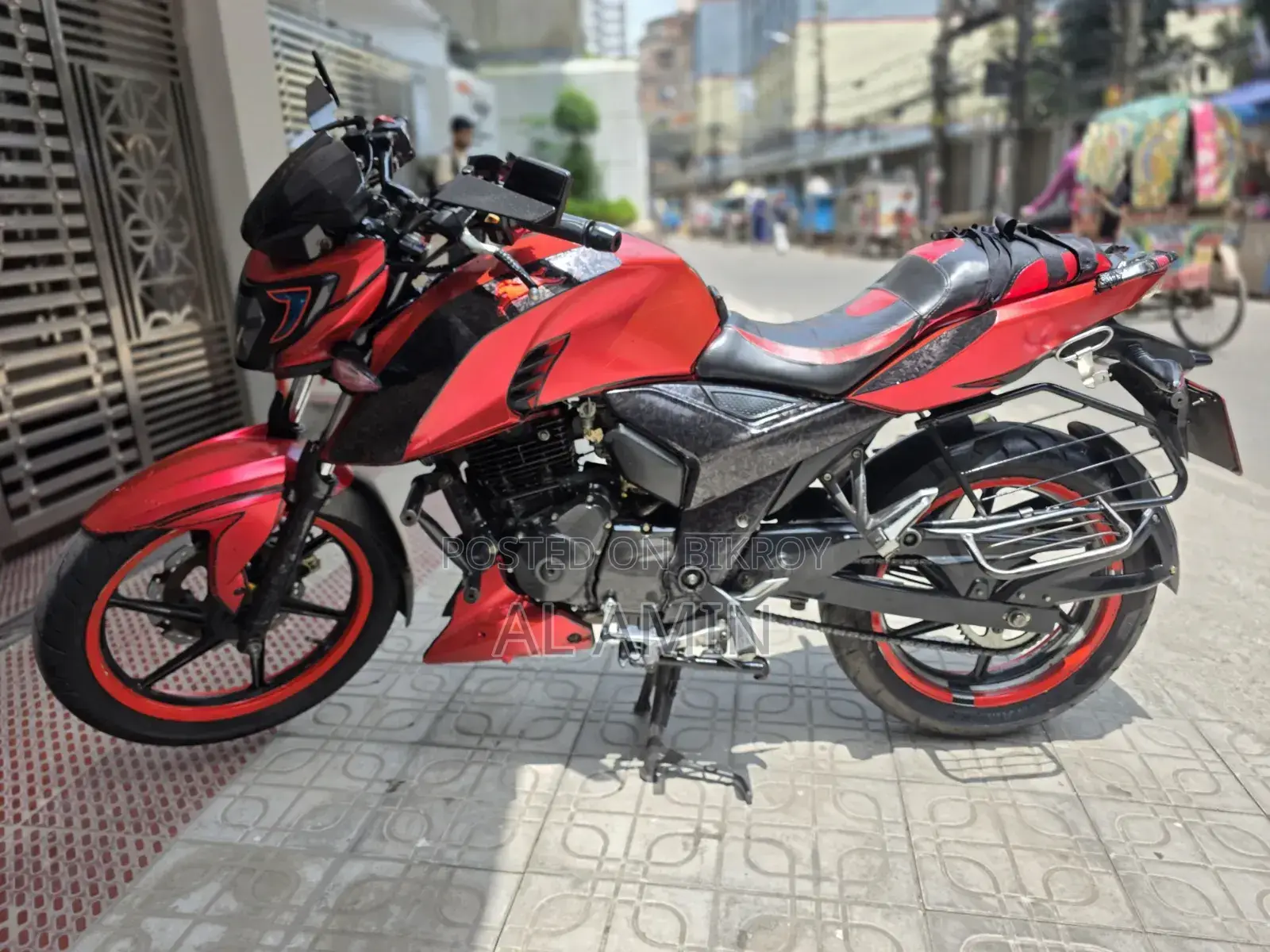 TVS Apache RTR 160 4V 2020 Red
