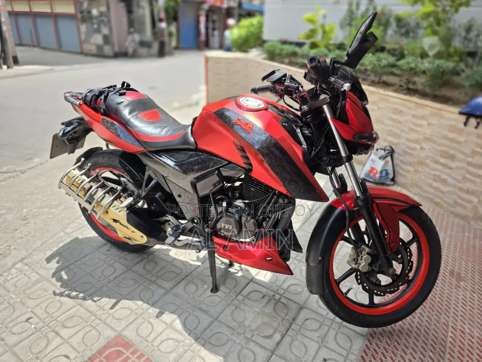 TVS Apache RTR 160 4V 2020 Red