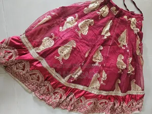 Decorative Red Wedding Dress