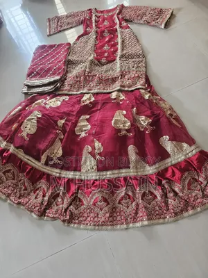 Decorative Red Wedding Dress