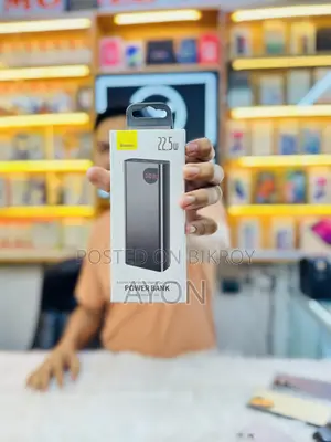 বেসিয়াস ২০০০০এমএএইচ ২২.৫ডব্লিউ ফাস্ট চার্জিং পাওয়ার ব্যাংক