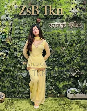 Georgette Sequence Three Piece স্টাইলিশ আপুদের জন্য