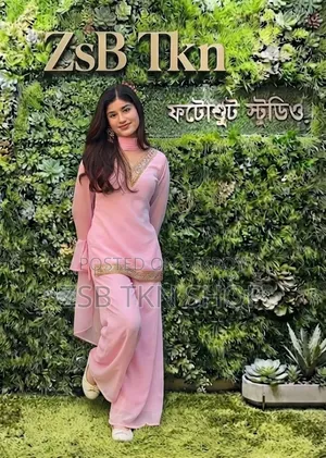 Georgette Sequence Three Piece স্টাইলিশ আপুদের জন্য