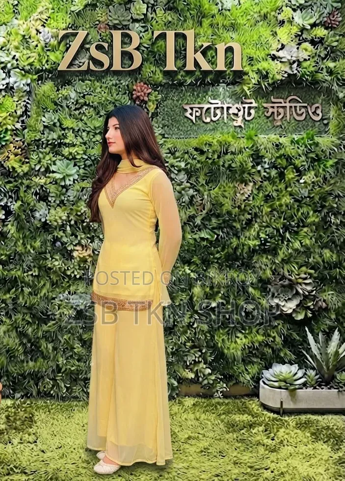 Georgette Sequence Three Piece স্টাইলিশ আপুদের জন্য