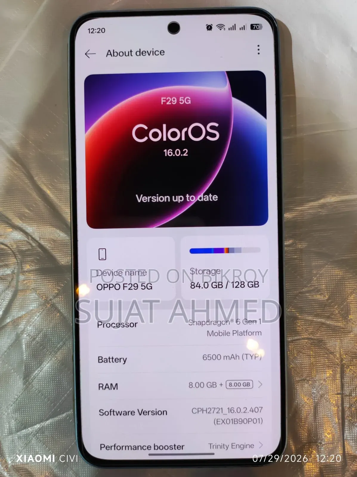Oppo F29 128 GB
