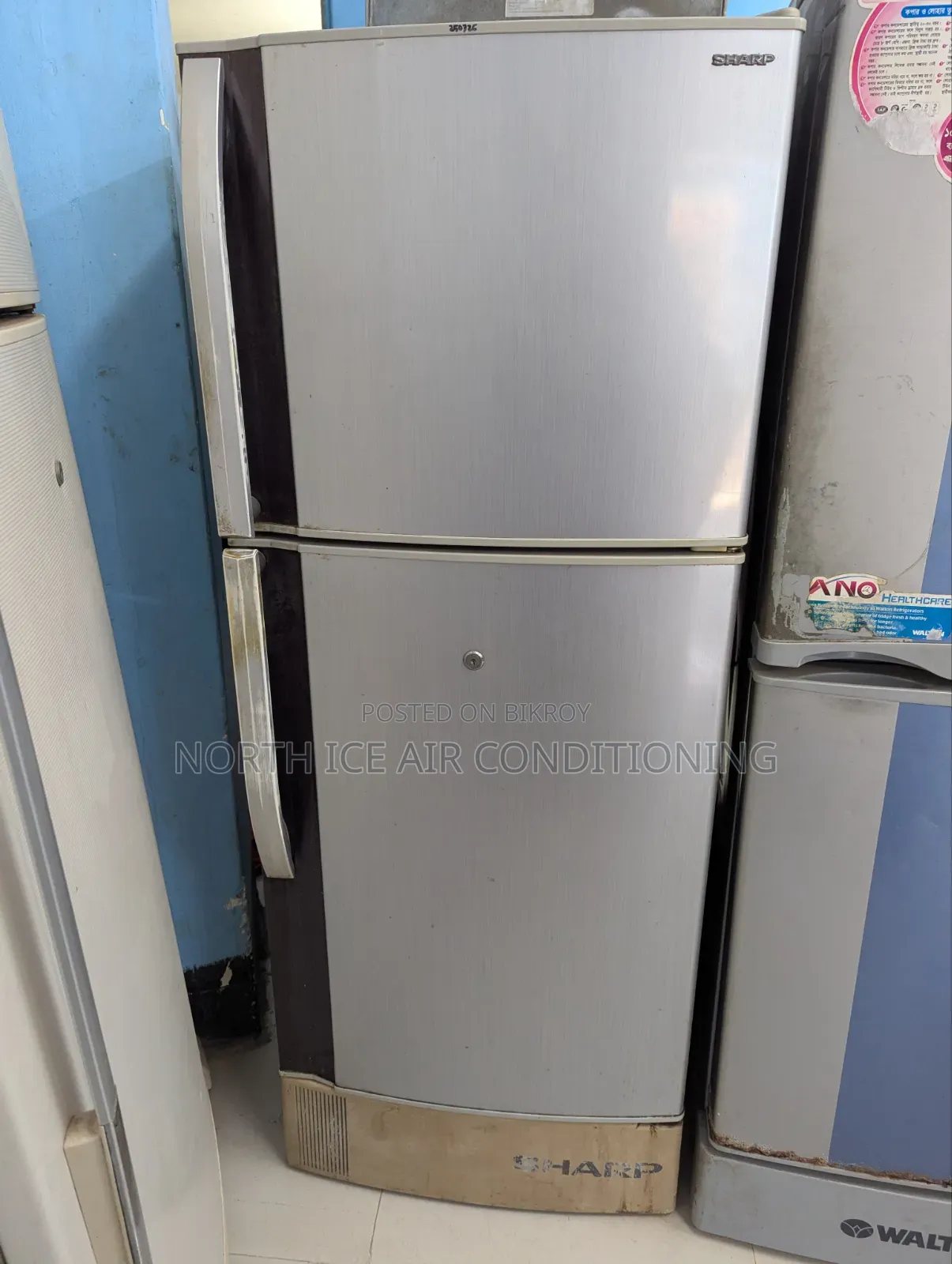 Sharp Silver Color Non-Frost Fridge 201 Ltr.
