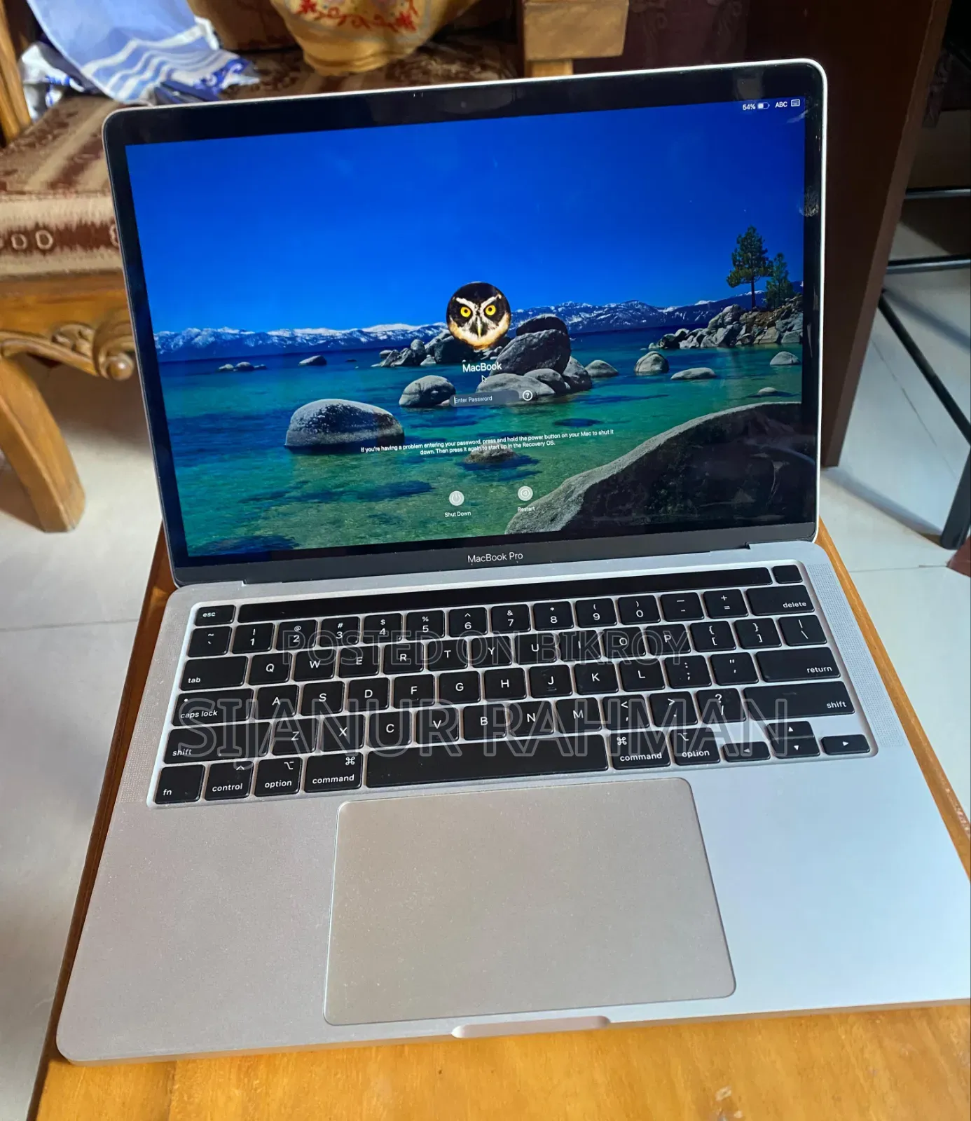 Laptop Apple MacBook Pro 2020 16GB SSD 512GB
