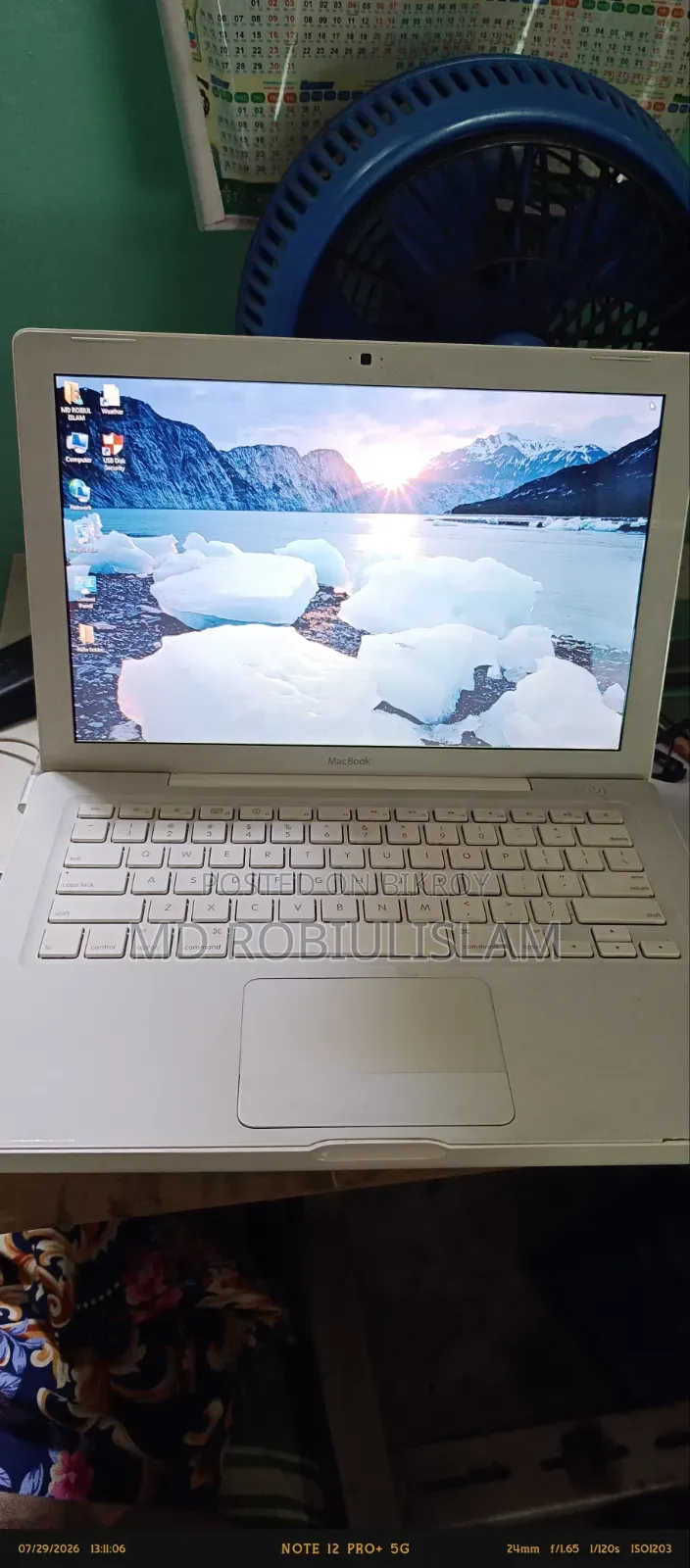 Laptop Apple MacBook 2009 2GB Intel Core 2 Quad HDD 160GB