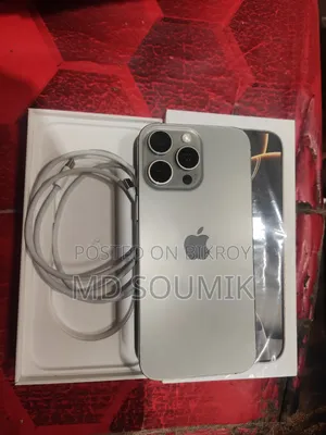 অ্যাপল আইফোন ১৬ প্রো ম্যাক্স ৫১২ জিবি সিলভার