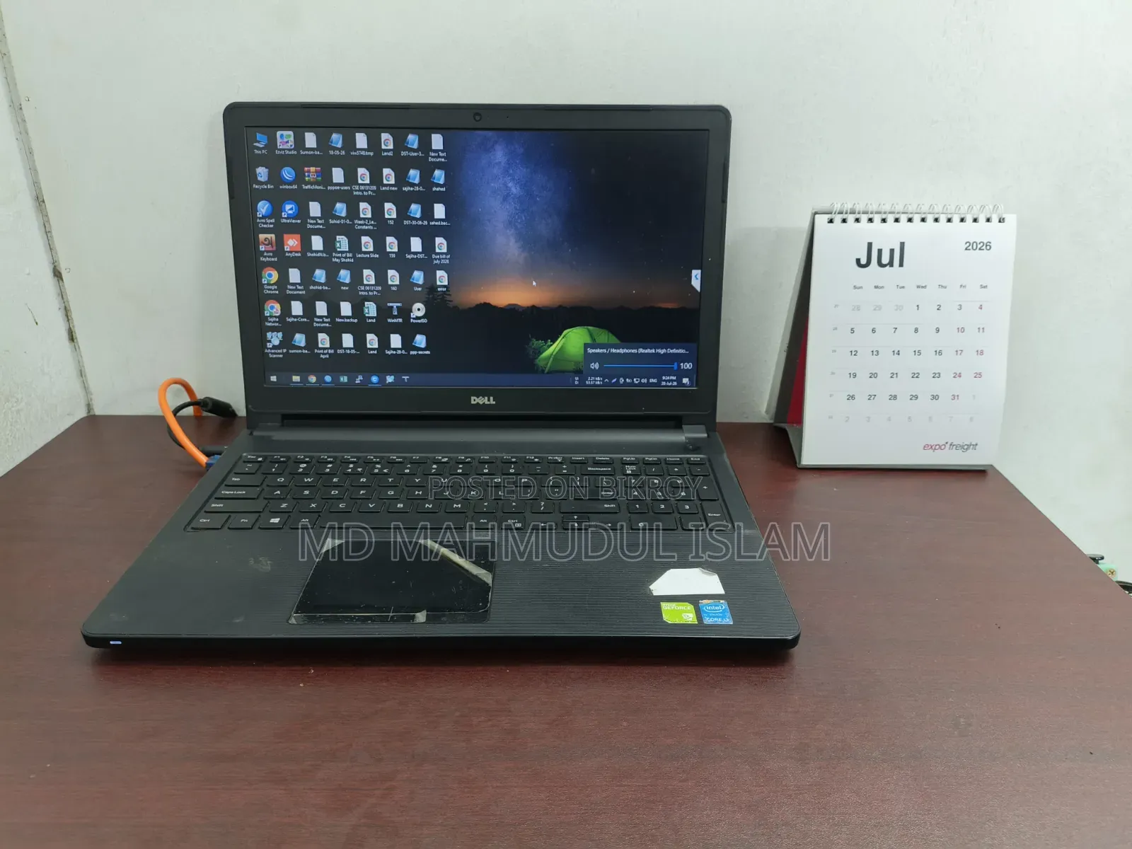Laptop Dell Vostro 3558 4GB Intel Core I3 SSD 128GB