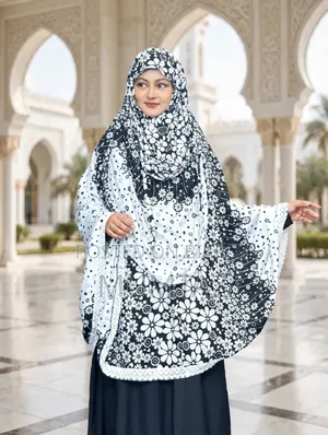 Premium Cotton Hijab Size Front-45 Back from head-50 Gher-150