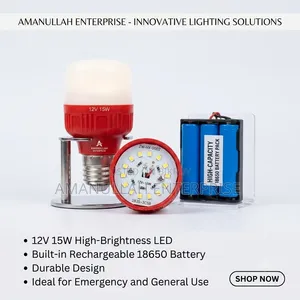 12V 15W DC LED Bulb - Energy Saving Light for Solar Battery