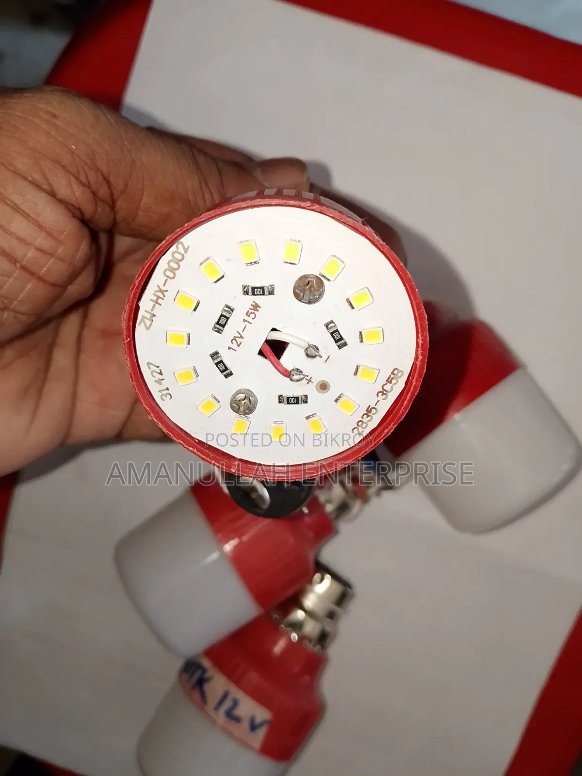 12V 15W DC LED Bulb - Energy Saving Light for Solar Battery