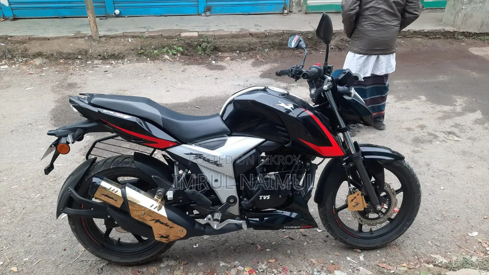 টিভিএস আপাচে আরটিআর ১৬০ ৪ভি ২০২৪ ব্ল্যাক