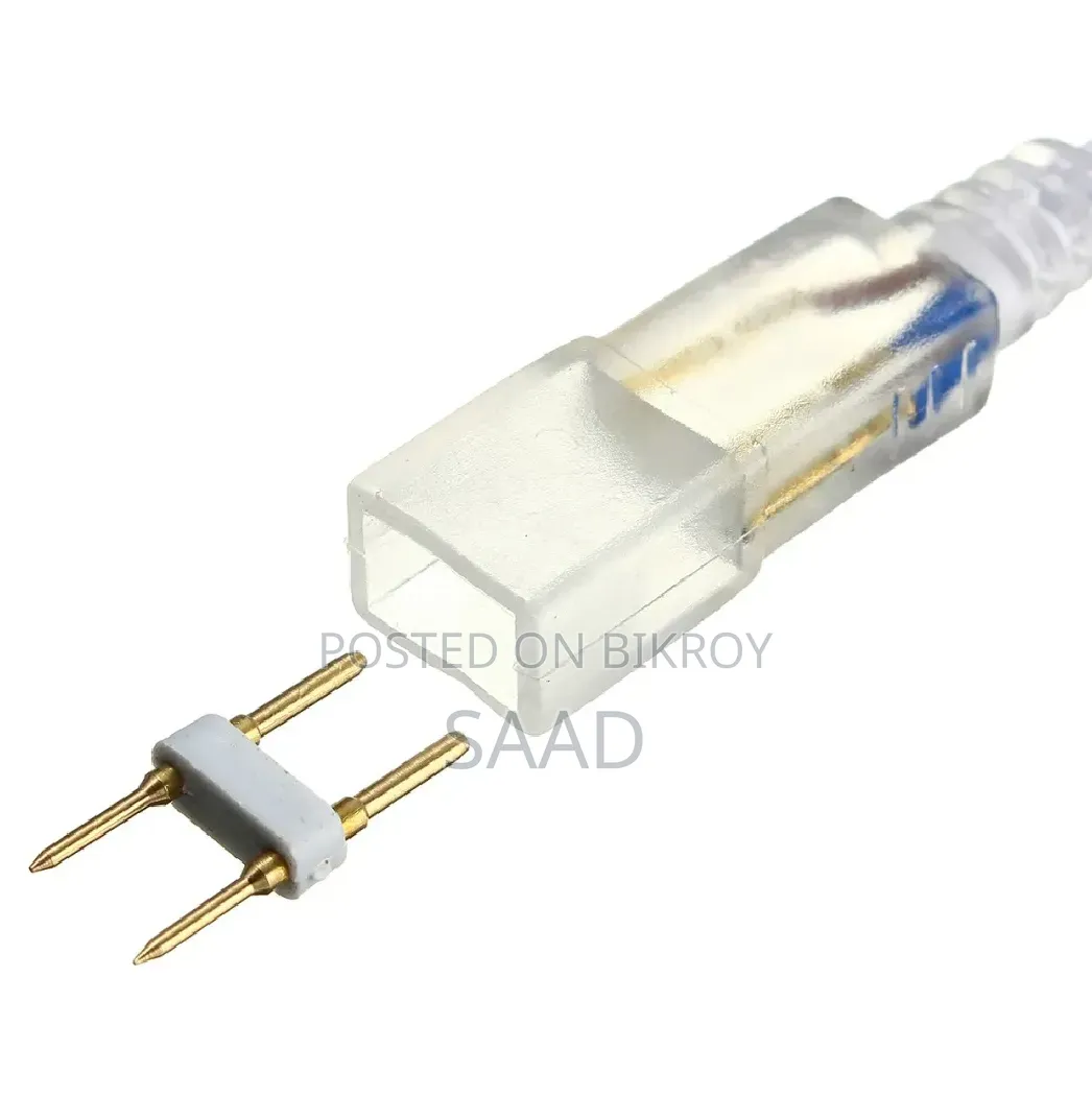 220-240v LED Flexible Strip Light EU Plug 12mm Connector Adapter