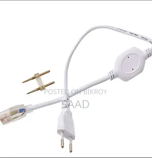 220-240v LED Flexible Strip Light EU Plug 12mm Connector Adapter