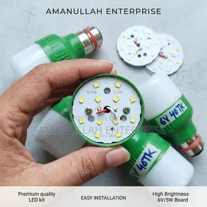 Premium 6V 5W LED Bulb Kit – High Brightness McPCB Board (5 Pcs)