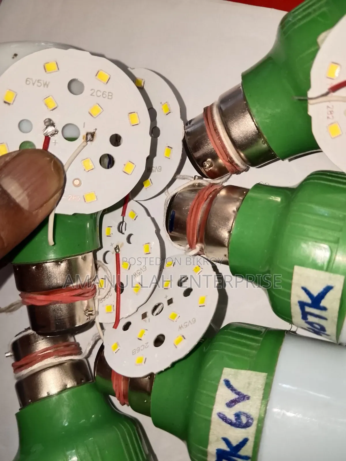 Premium 6V 5W LED Bulb Kit – High Brightness McPCB Board (5 Pcs)