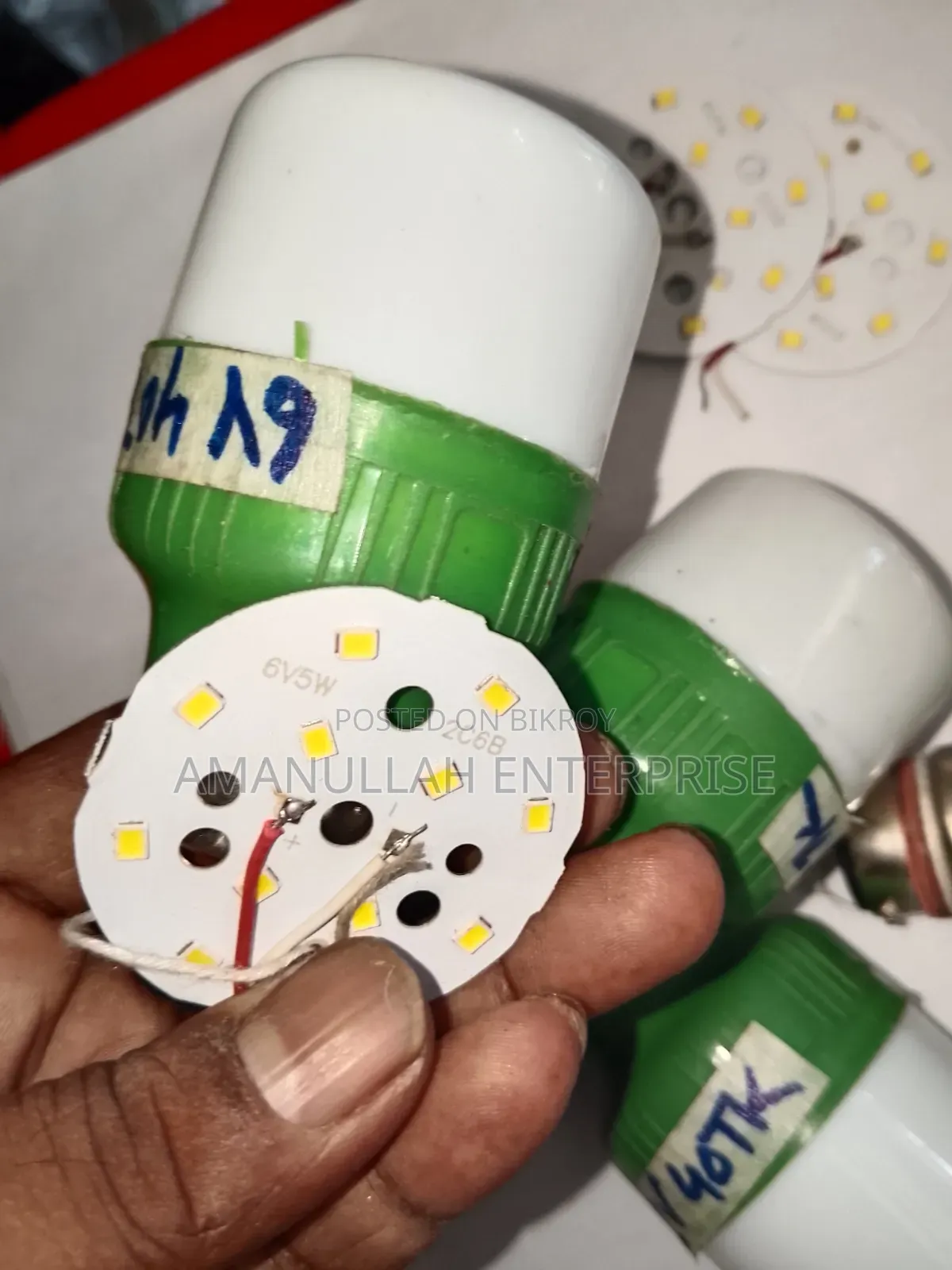 Premium 6V 5W LED Bulb Kit – High Brightness McPCB Board (5 Pcs)