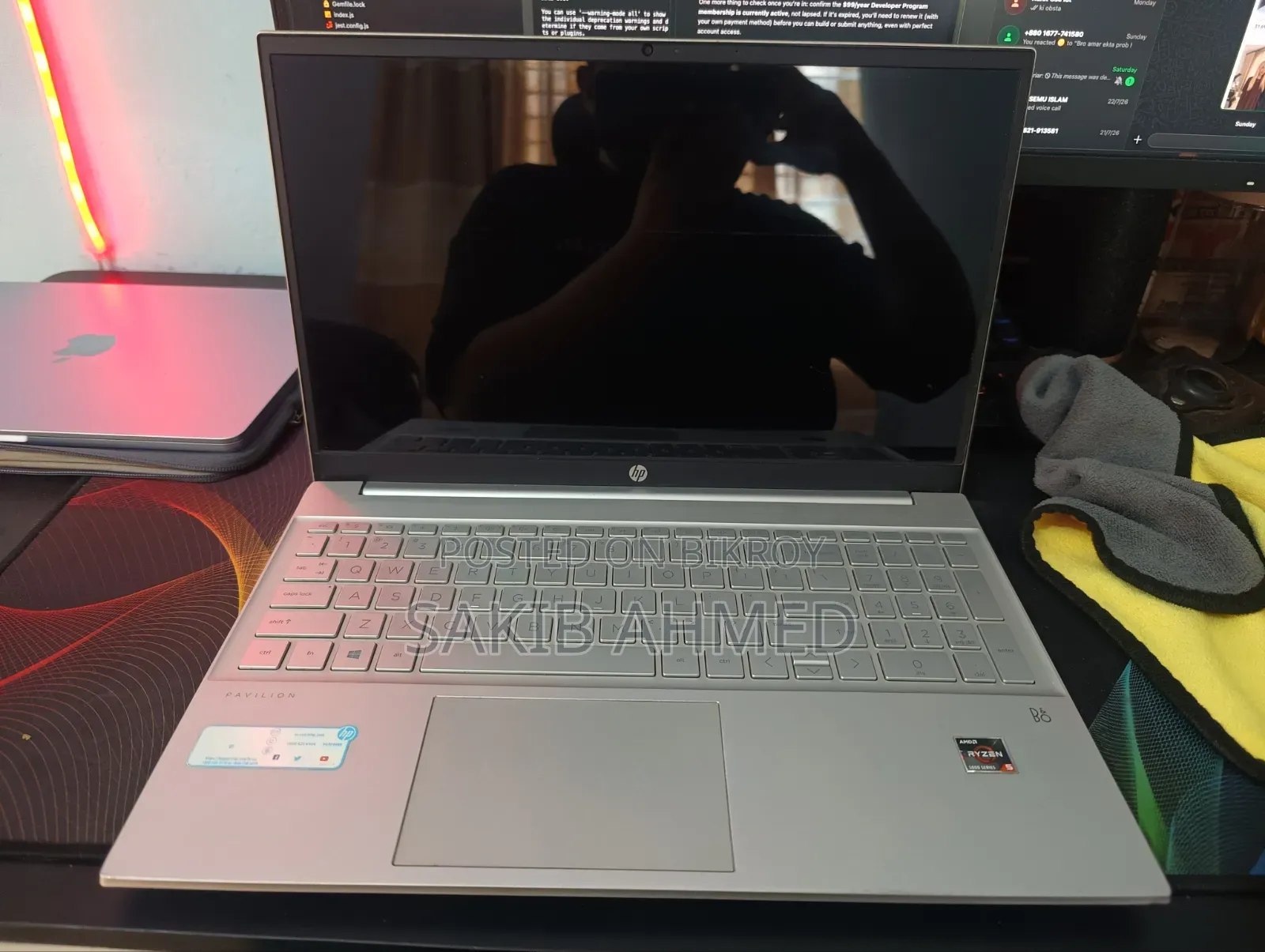 Laptop HP Pavilion 15 8GB AMD Ryzen 5 SSD 512GB