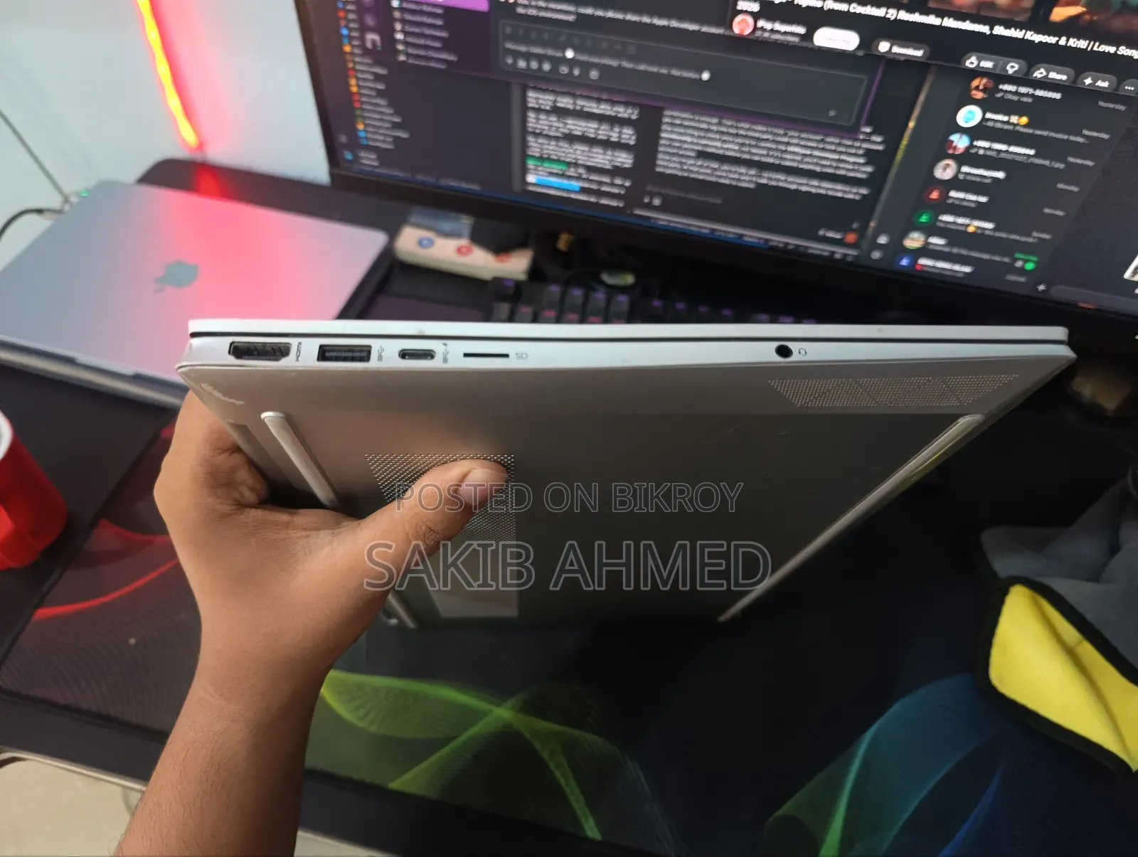 Laptop HP Pavilion 15 8GB AMD Ryzen 5 SSD 512GB