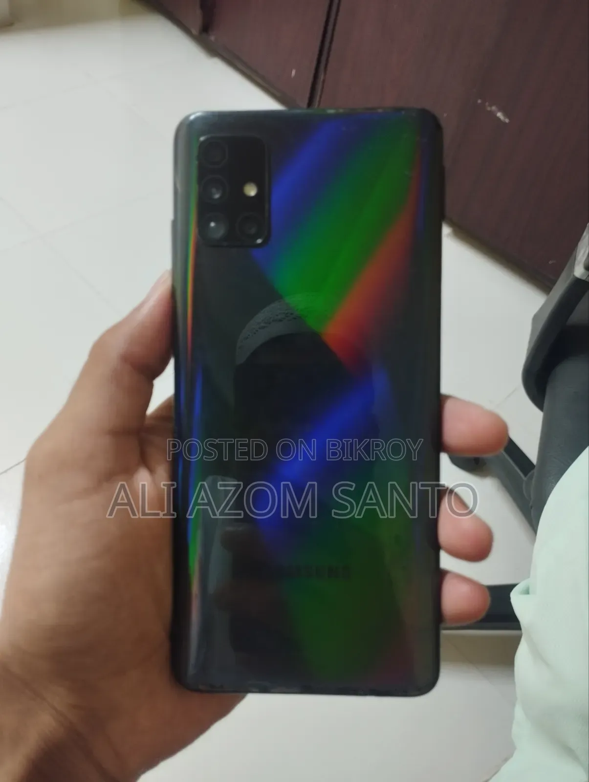 স্যামসাং গ্যালাক্সি এ৫১ ১২৮ জিবি কালো