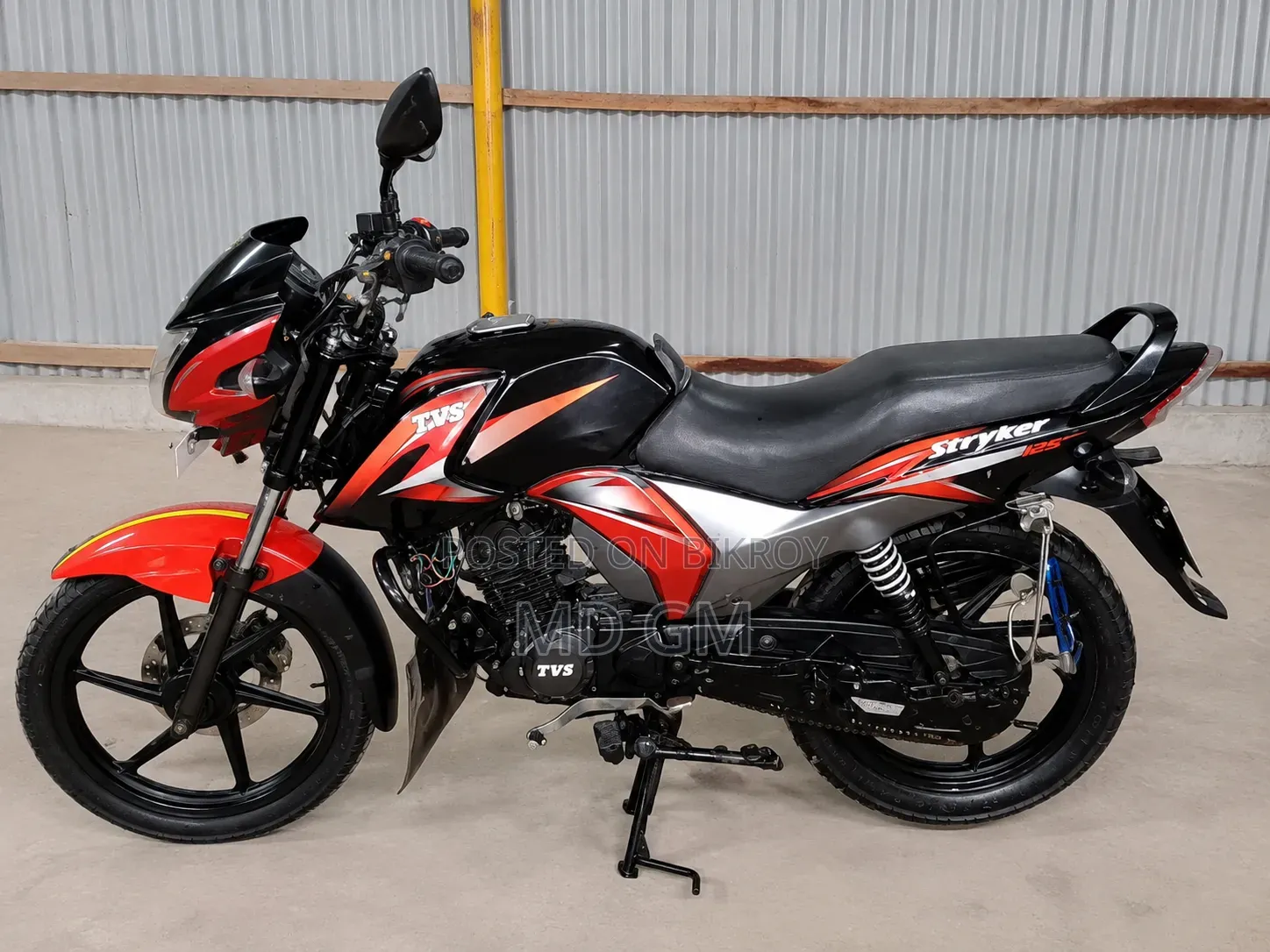 New TVS Stryker 125 2018 Black
