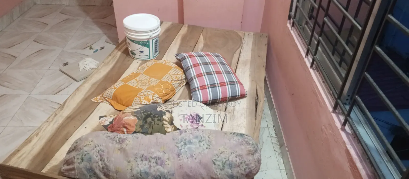 Bed for sale with pillows