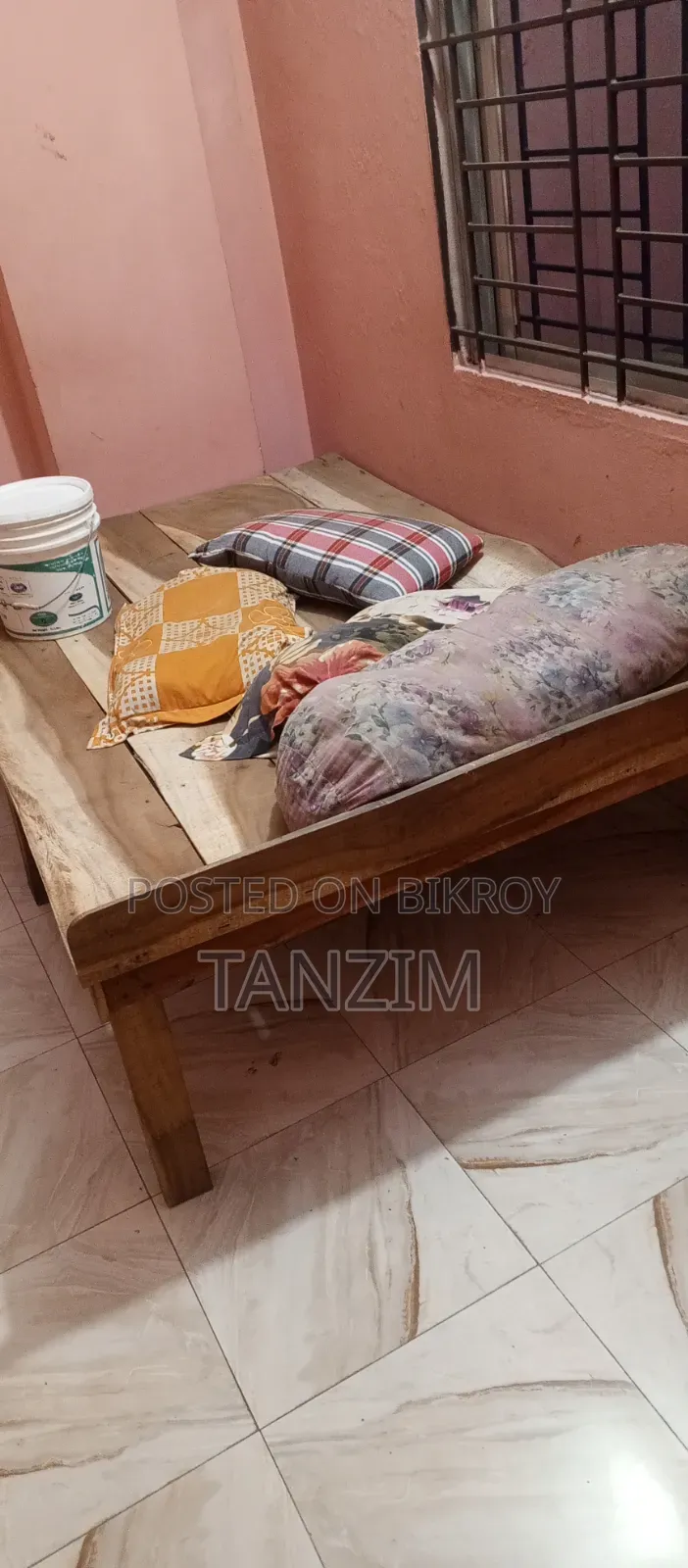 Bed for sale with pillows