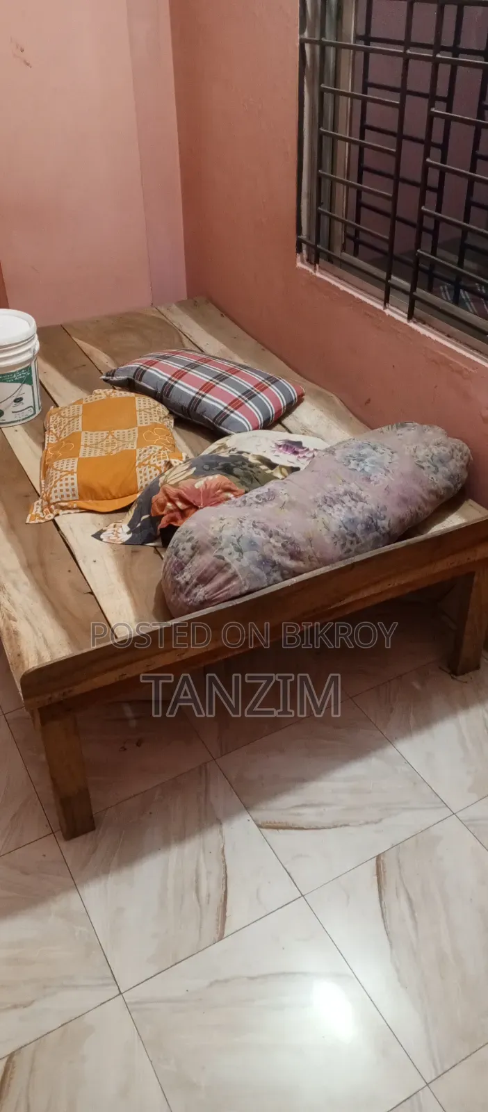 Bed for sale with pillows
