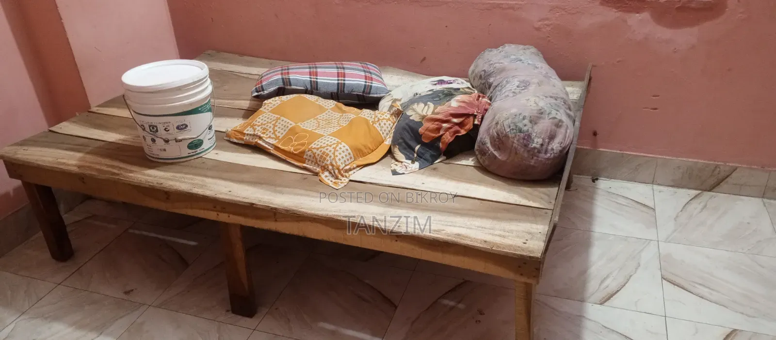 Bed for sale with pillows