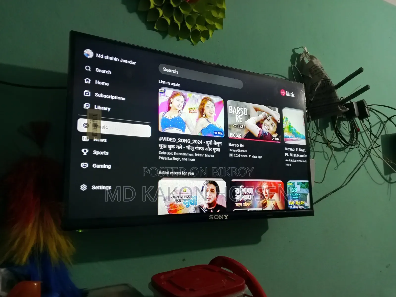 SONY Fresh Condition Smart TV, Mobile Number
