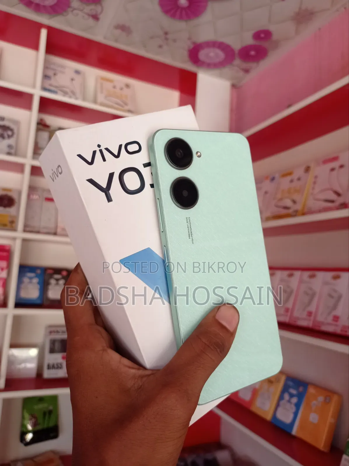 Vivo Y03t 64 GB Blue