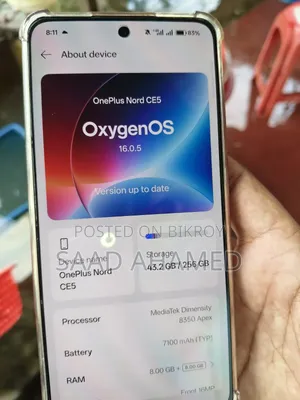 ওয়ানপ্লাস নর্ড সিই ৫জি ২৫৬ জিবি ব্ল্যাক