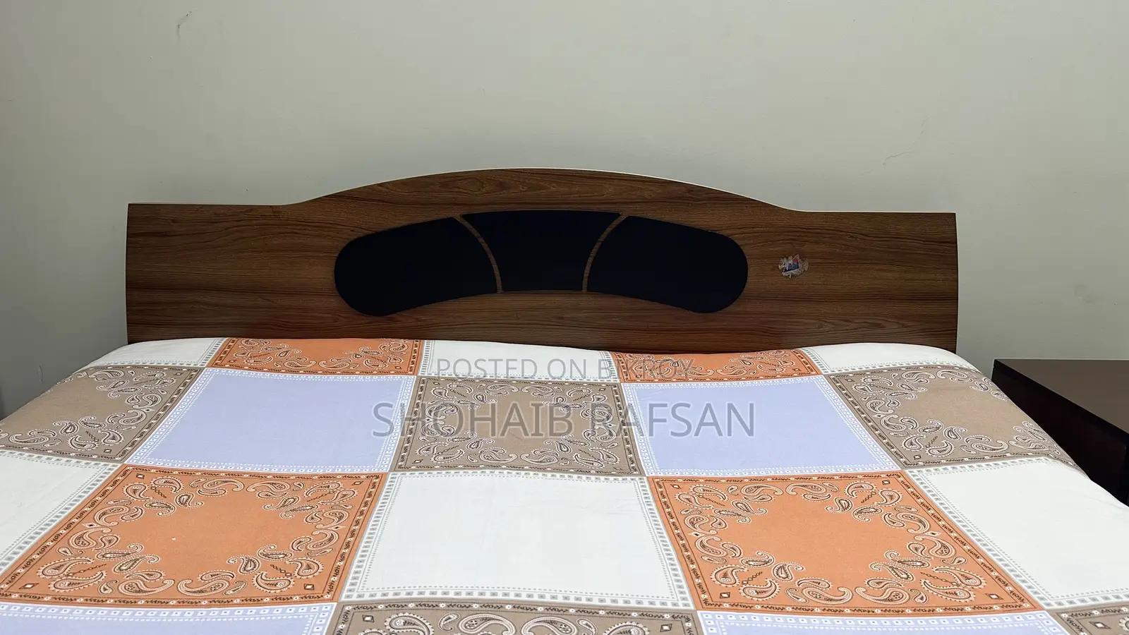 অটবি কুইন সাইজ ডাবল বেড, যাজিম তোশক সহ ।