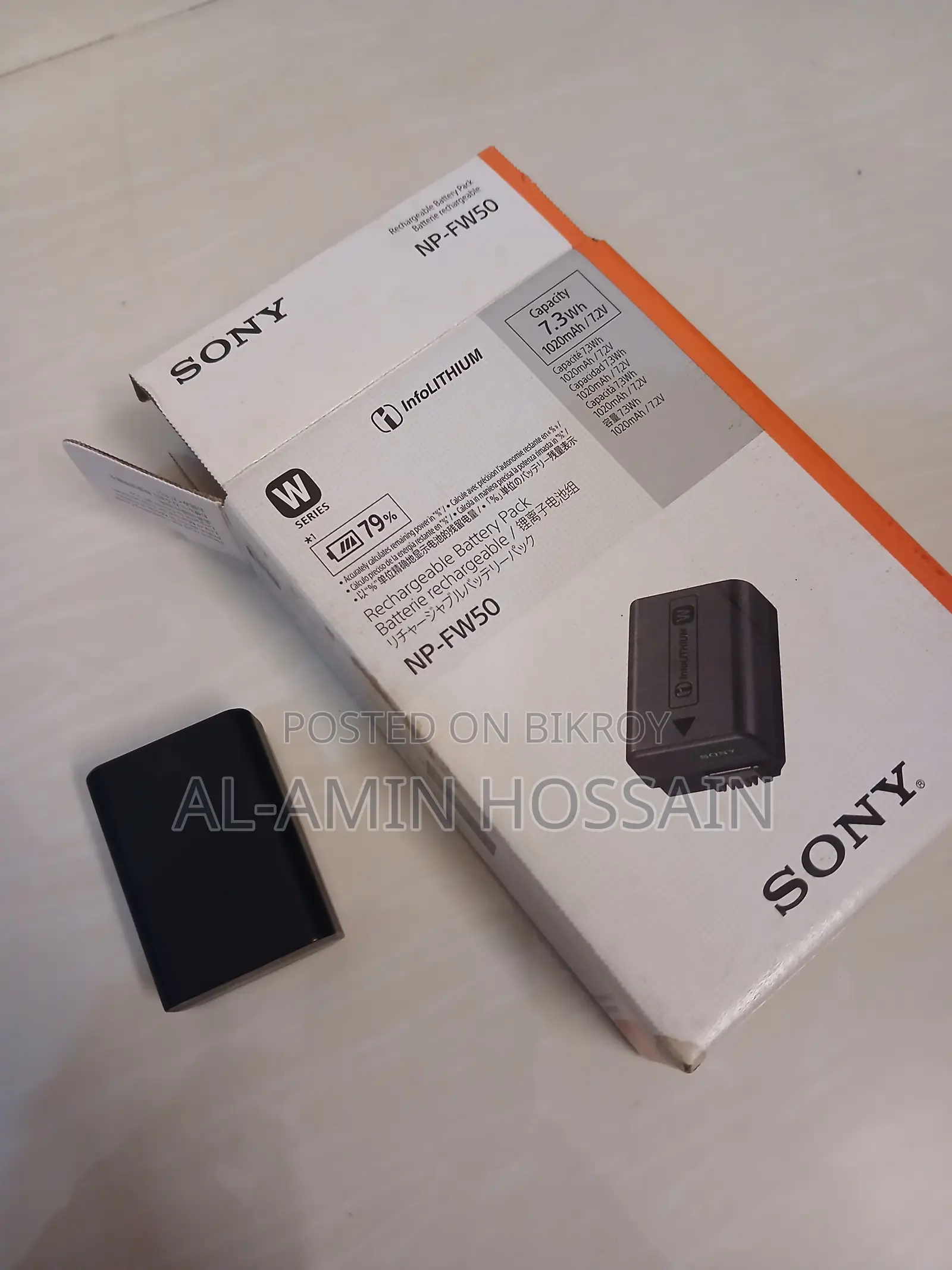 Sony A6000,6100,6300,6400 All Model Camera NP-FW50 Lithium Ion Battery