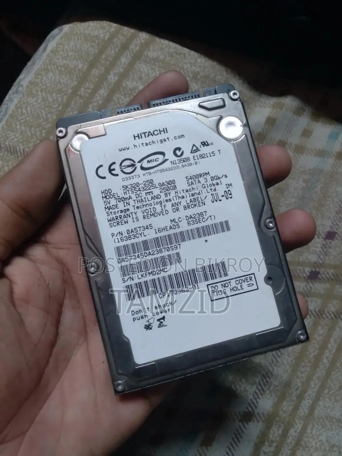 Hitachi HDD 250 GB